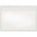 Cardinal Self-Adhesive Polypropylene Pockets 3.6" Height x 5.3" Width x 100 mil Thickness - 1 x Card Capacity - For 5" x 3" Sheet - Ring Binder - Rectangular - Clear - Polypropylene - 100 / Box (21150CB)