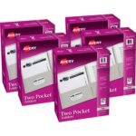 Avery® Letter Pocket Folder 8 1/2" x 11" - 40 Sheets Capacity - 2 Internal Pocket(s) - Embossed Paper - Gray - Embossed - 25/Box - 5 / Carton (47990CT)