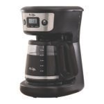 Mr. Coffee 12-Cup Programmable Coffee Maker, Black/Stainless Steel (2176620)