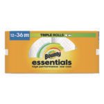 Bounty® Essentials Kitchen Paper Towel Rolls, 2-Ply, 162 Sheet Rolls, 12 Rolls (16681)