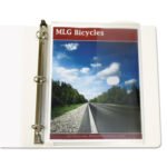 C-Line Poly Binder Pockets, 9.25 x 11.5, Clear, 5/Pack (57537)