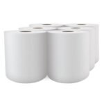 Cascades® Select Roll Paper Towels, 1-Ply, White, 800-ft., 6 Rolls (H080)