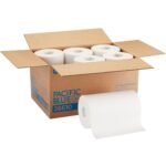 Georgia Pacific Professional Hardwound Paper Towel Roll, Nonperforated, 1-Ply, 9" x 400 ft, White, 6 Rolls/Carton (26610)